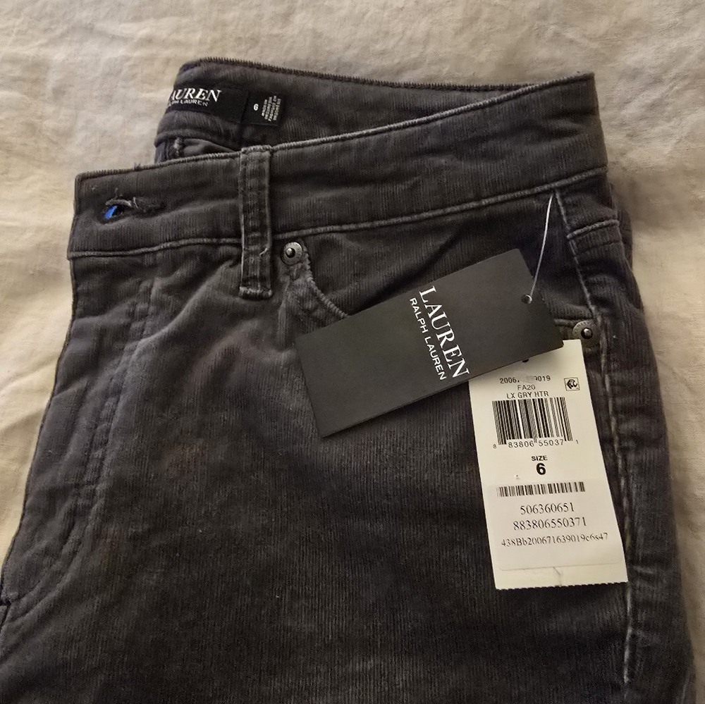 Ralph Lauren Mid-Rise Straight Leg Jeans